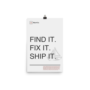 Find it. Fix it. Ship it. - Ship it co  